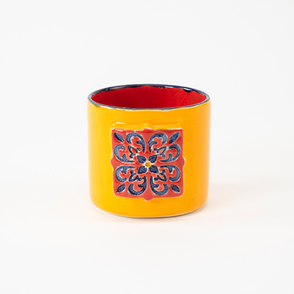 Picture of Orange Flower Porcelain Cup 