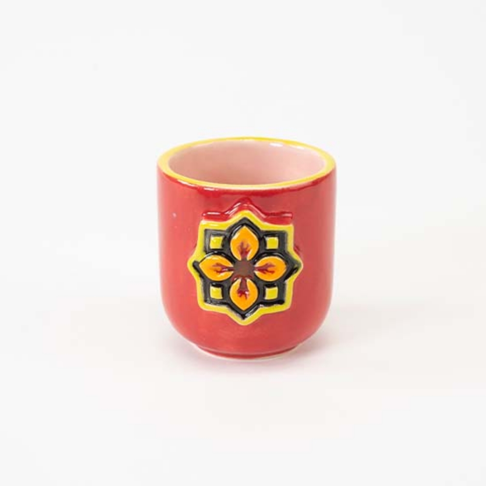 Picture of Yellow Flower Porcelain Cup 